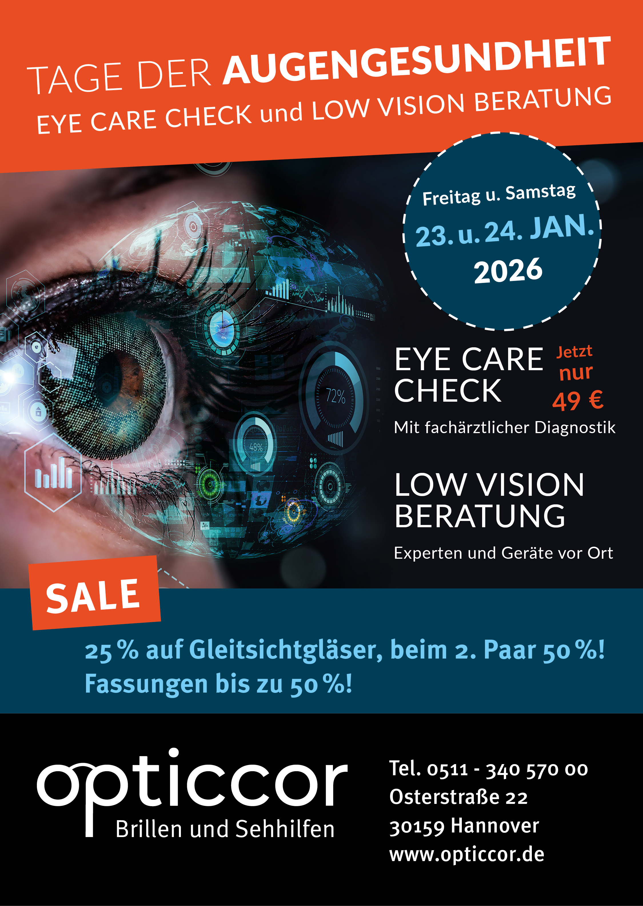 Tage der Augengesundheit: Eye Care Check und Low Vision Beratung